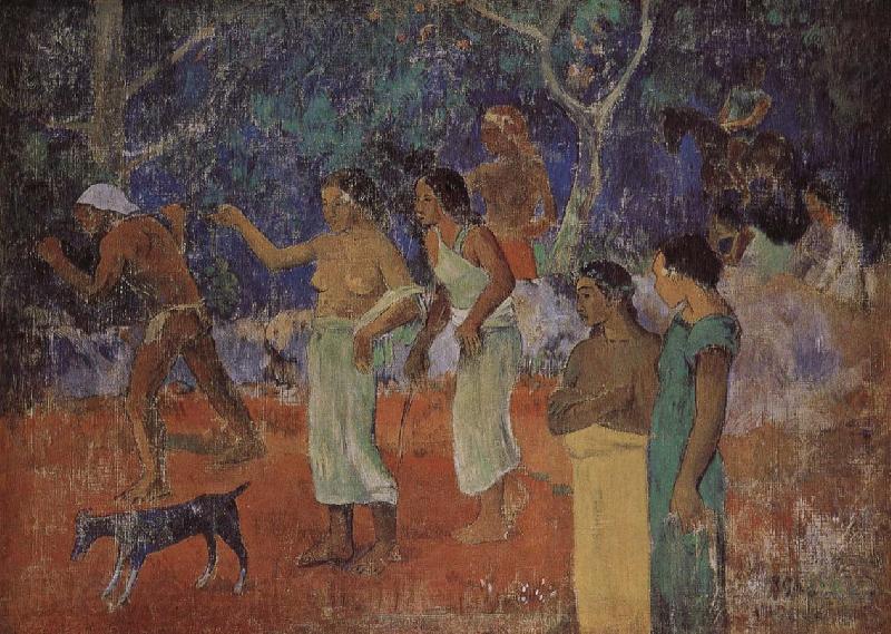 Paul Gauguin Tahitian Landscape life Spain oil painting art